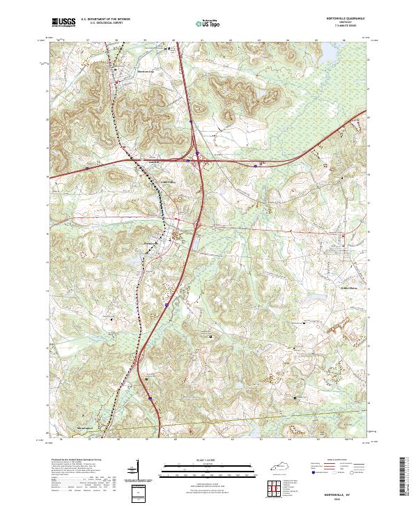 Nortonville topographic map thumbnail