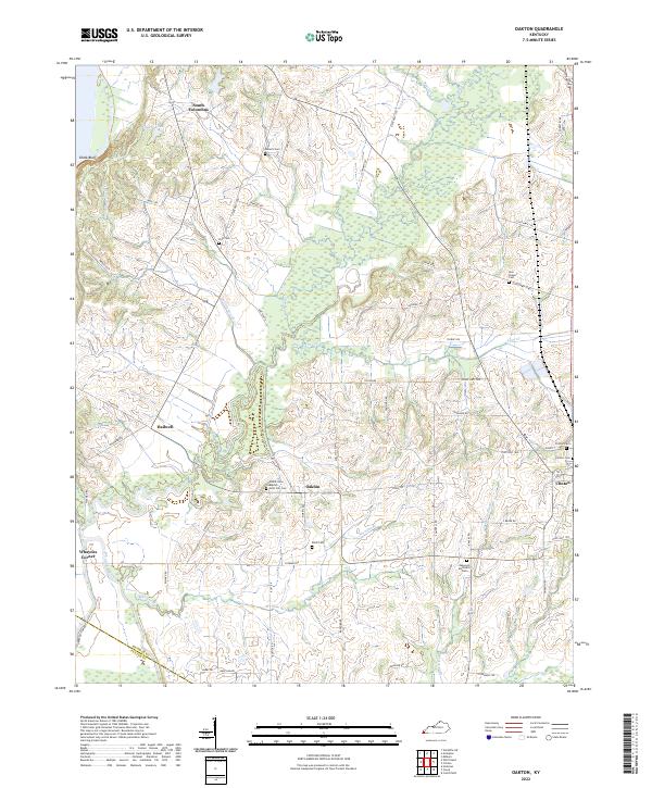 Oakton topographic map thumbnail