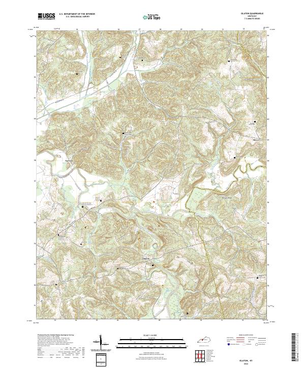 Olaton topographic map thumbnail