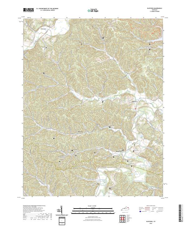 Oldtown topographic map thumbnail