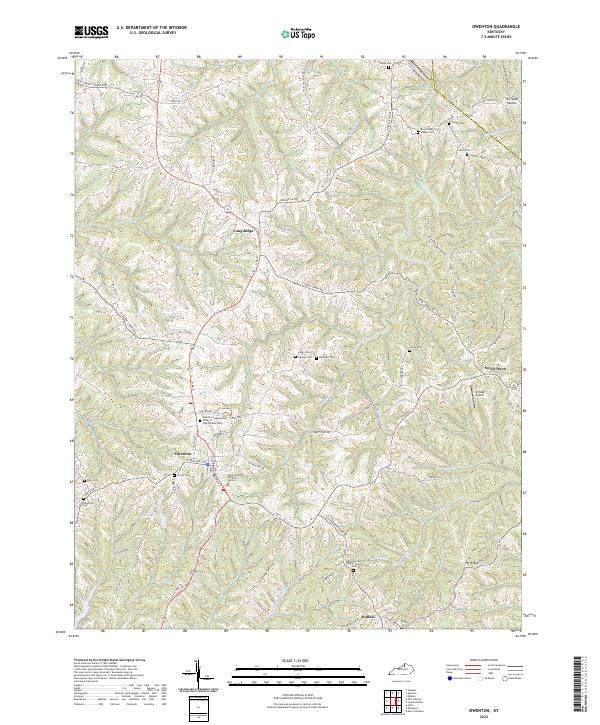 Owenton topographic map thumbnail
