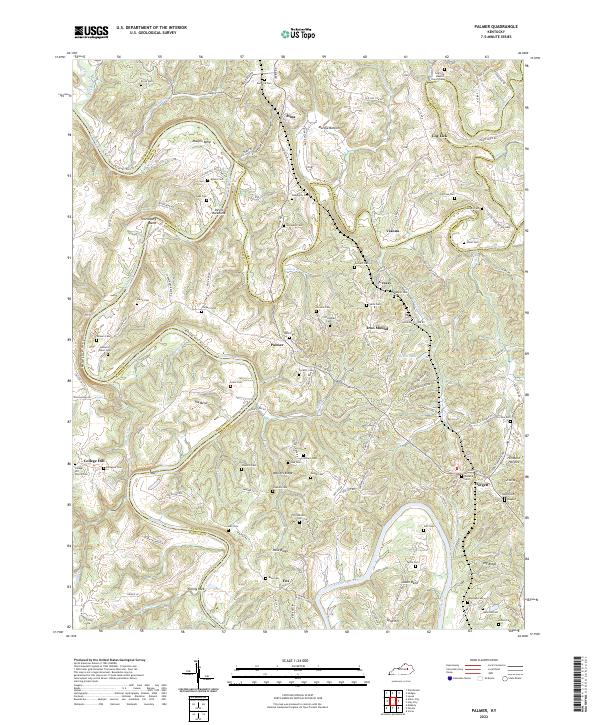 Palmer topographic map thumbnail