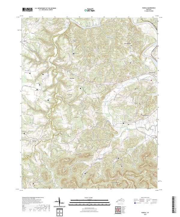 Panola topographic map thumbnail