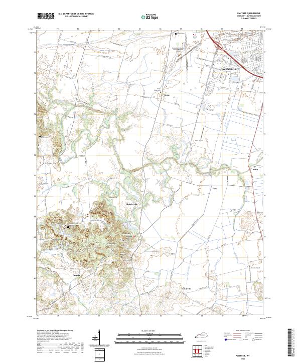 Panther topographic map thumbnail
