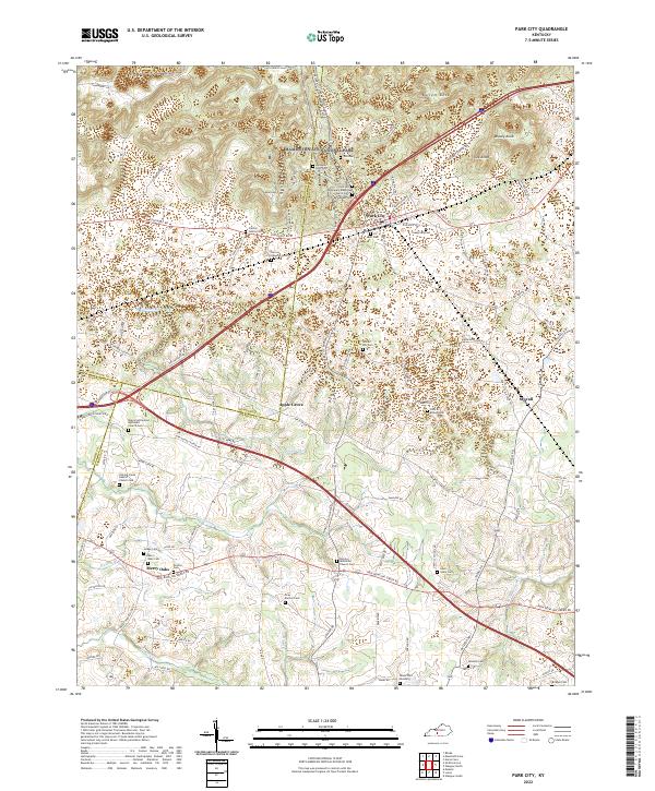 Park City topographic map thumbnail
