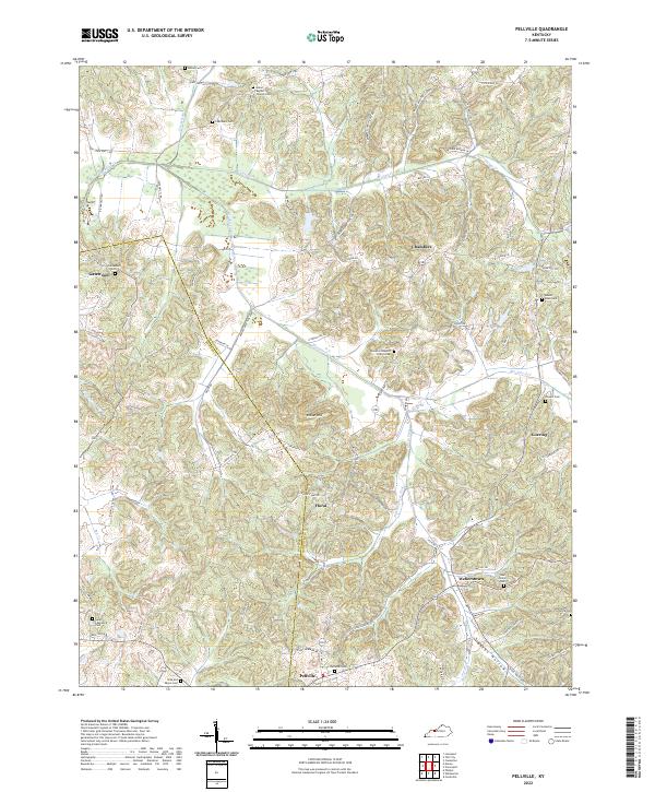 Pellville topographic map thumbnail