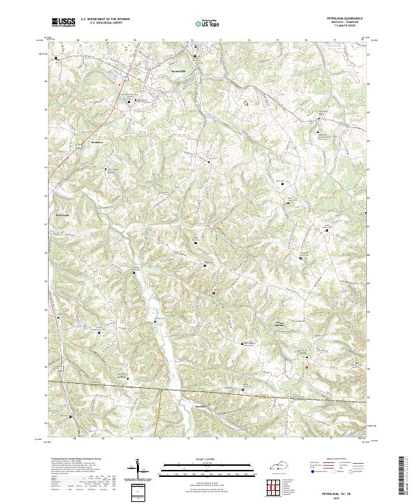 Petroleum topographic map thumbnail