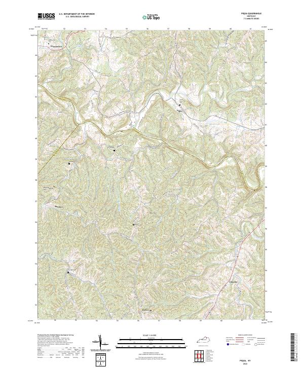 Piqua topographic map thumbnail