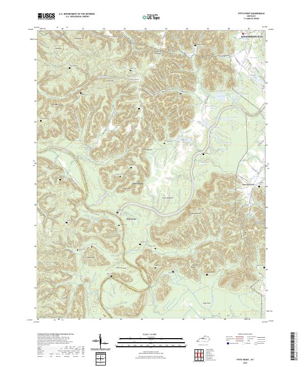 Pitts Point topographic map thumbnail