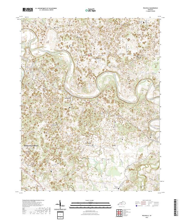 Polkville topographic map thumbnail