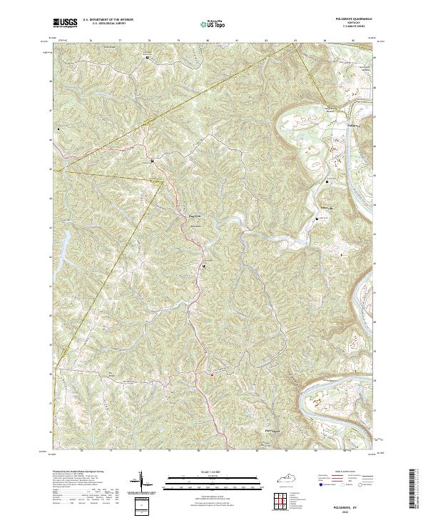 Polsgrove topographic map thumbnail