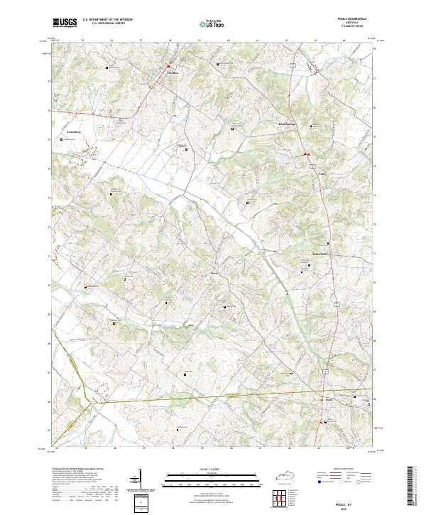 Poole topographic map thumbnail
