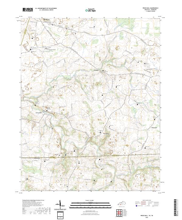 Prices Mill topographic map thumbnail