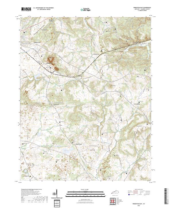 Princeton East topographic map thumbnail