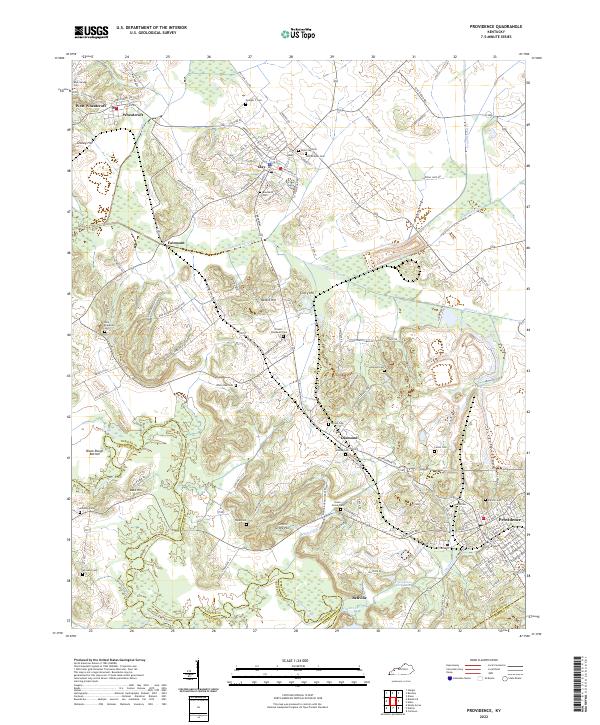 Providence topographic map thumbnail