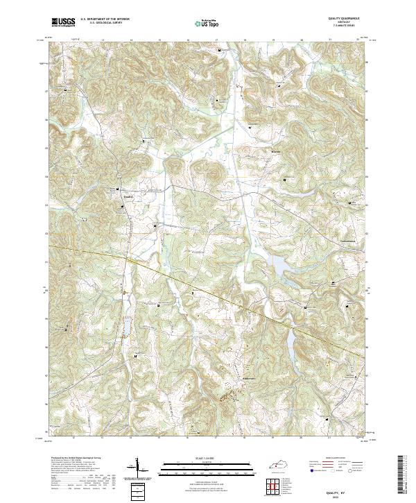 Quality topographic map thumbnail