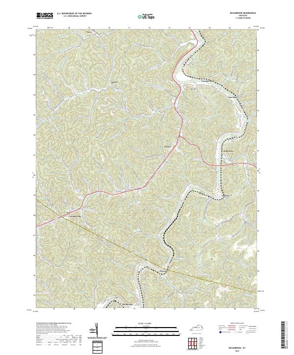 Richardson topographic map thumbnail