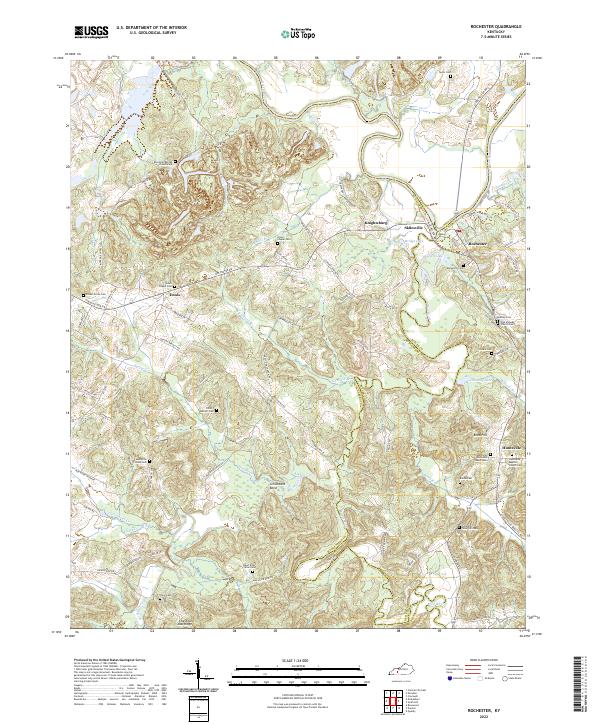 Rochester topographic map thumbnail