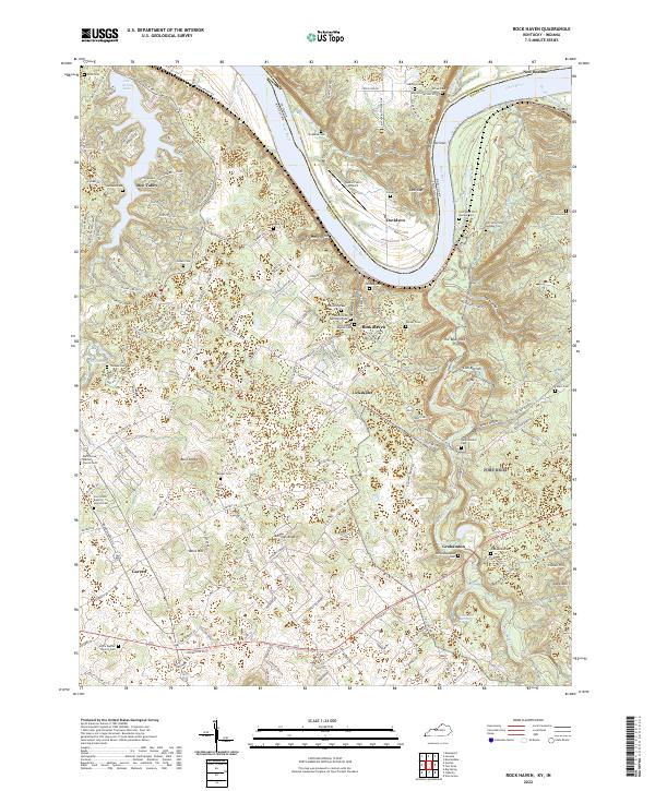 Rock Haven topographic map thumbnail