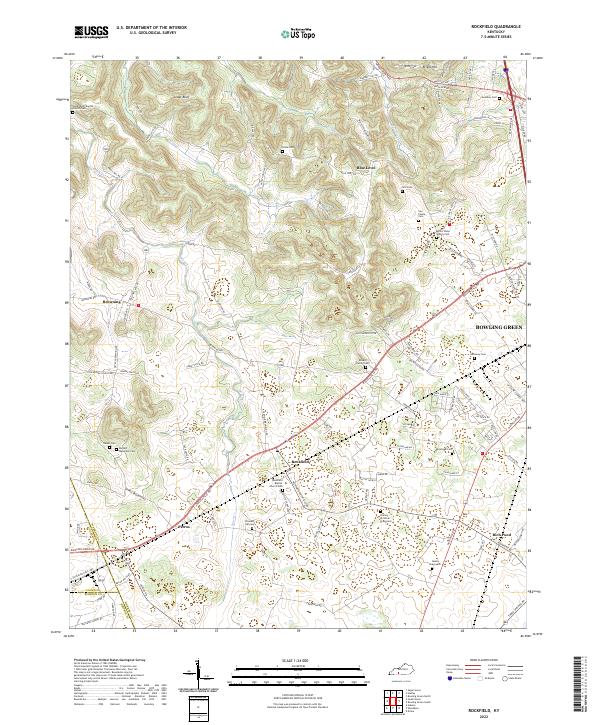 Rockfield topographic map thumbnail
