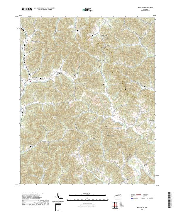 Rockholds topographic map thumbnail