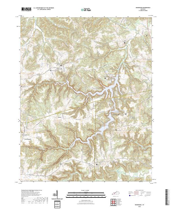 Rosewood topographic map thumbnail