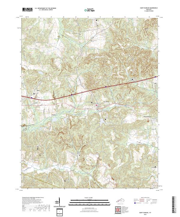 Saint Charles topographic map thumbnail