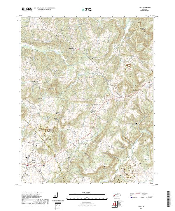 Salem topographic map thumbnail