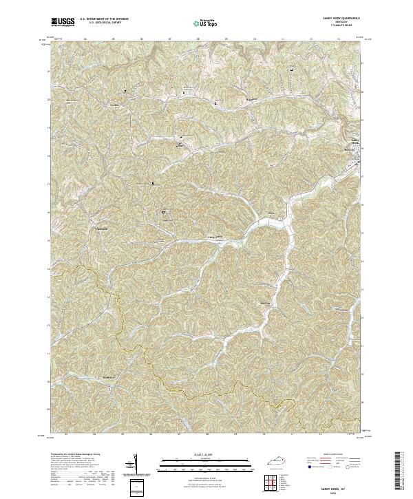 Sandy Hook topographic map thumbnail