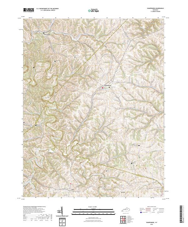 Sharpsburg topographic map thumbnail