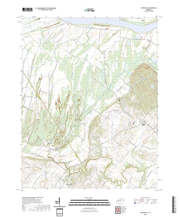 Smith Mills topographic map thumbnail
