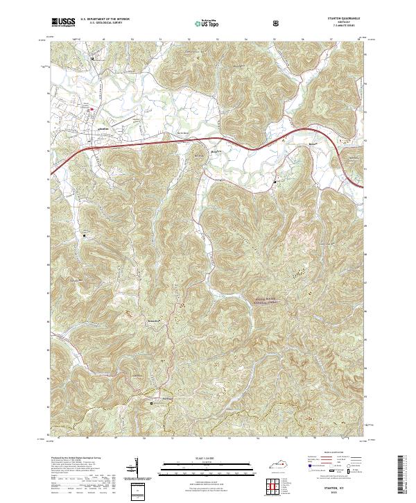 Stanton topographic map thumbnail
