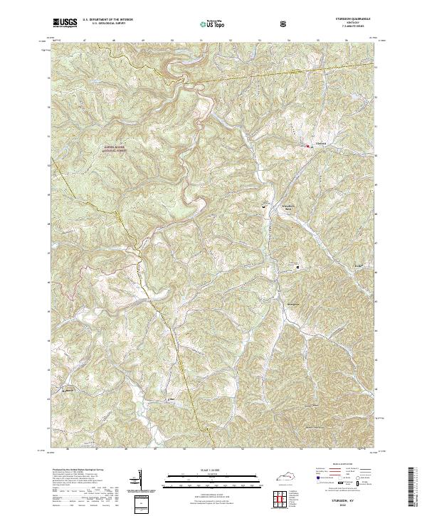 Sturgeon topographic map thumbnail