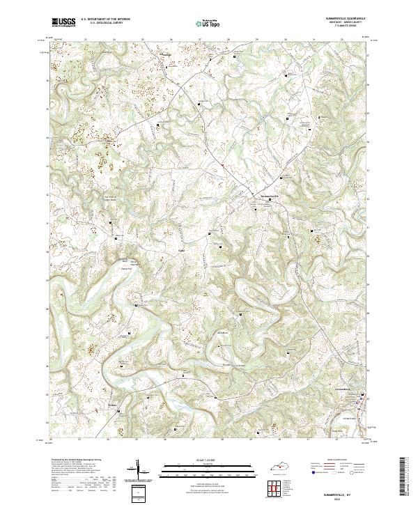 Summersville topographic map thumbnail