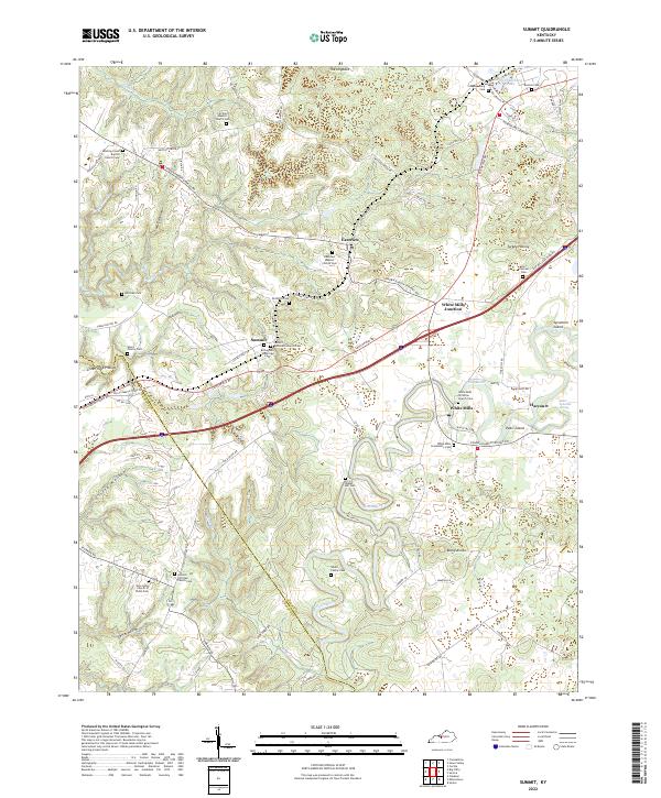Summit topographic map thumbnail