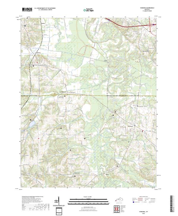 Symsonia topographic map thumbnail