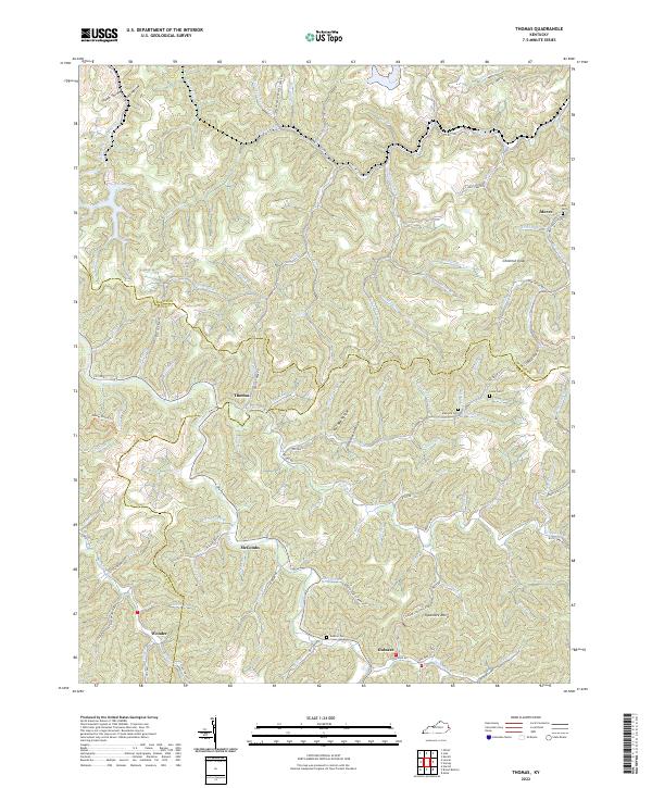 Thomas topographic map thumbnail