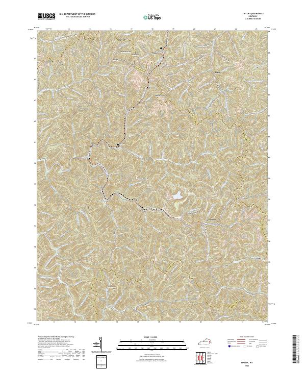 Tiptop topographic map thumbnail
