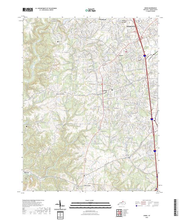 Union topographic map thumbnail