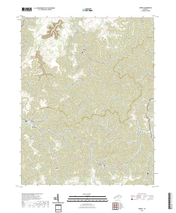Varney topographic map thumbnail