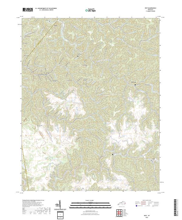 Vest topographic map thumbnail