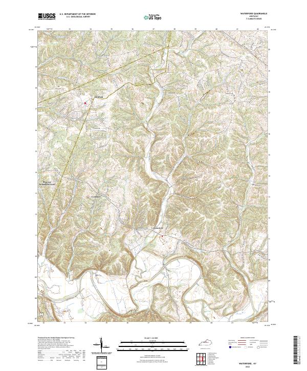 Waterford topographic map thumbnail