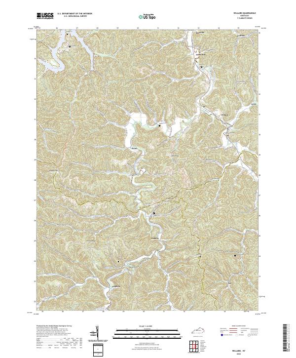 Willard topographic map thumbnail