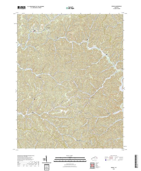 Dingus topographic map thumbnail
