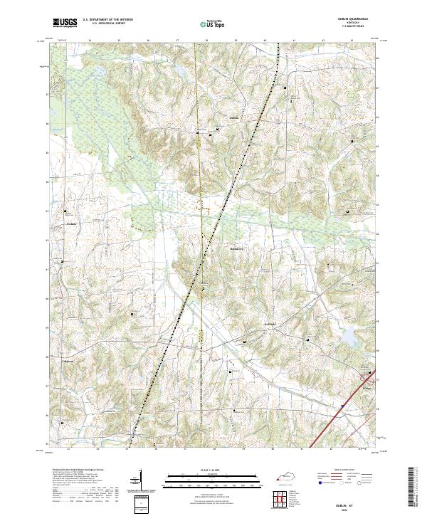 Dublin topographic map thumbnail