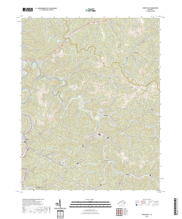 Hyden East topographic map thumbnail