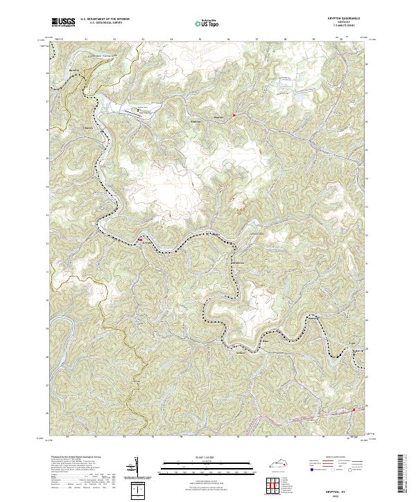 Krypton topographic map thumbnail