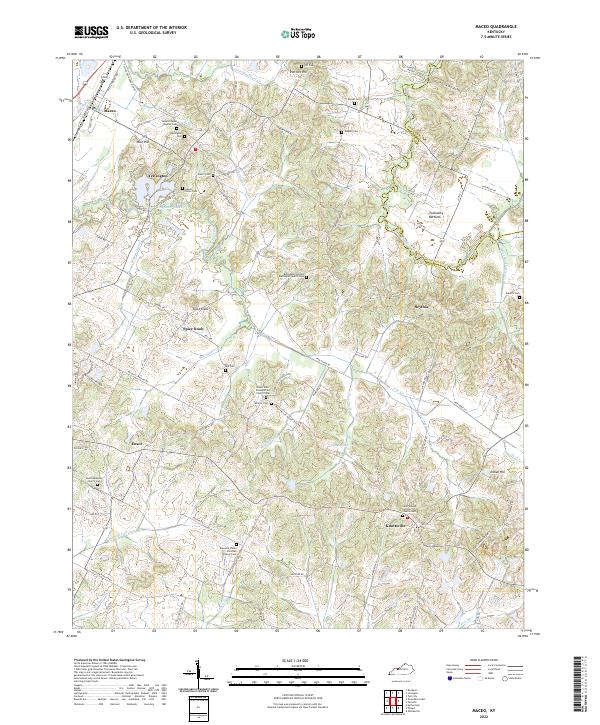 Maceo topographic map thumbnail