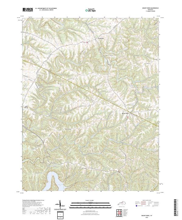 Mount Eden topographic map thumbnail