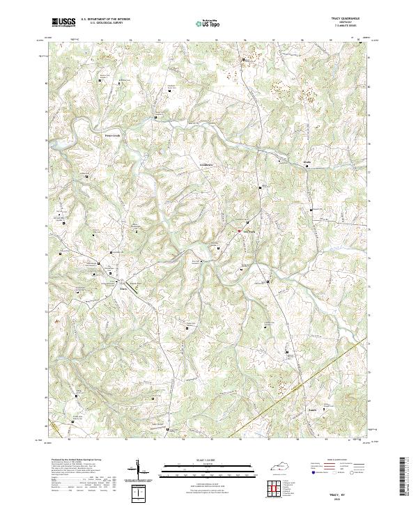 Tracy topographic map thumbnail